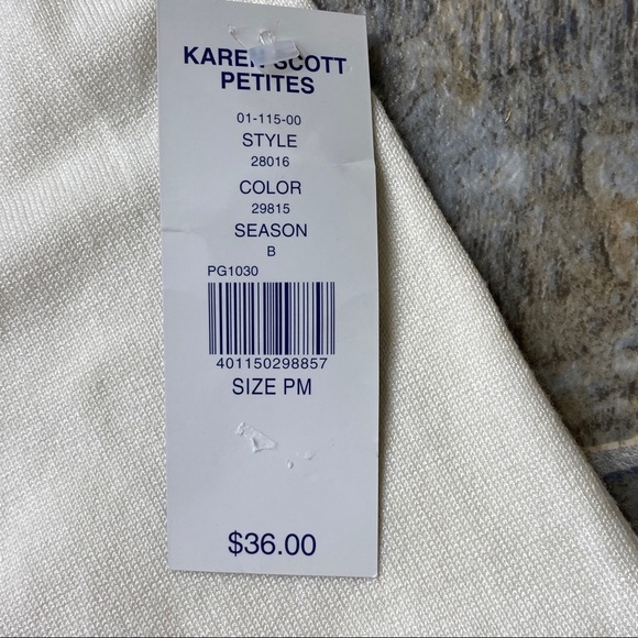 Karen Scott’s Petites Button Down Sweater - Picture 5 of 7